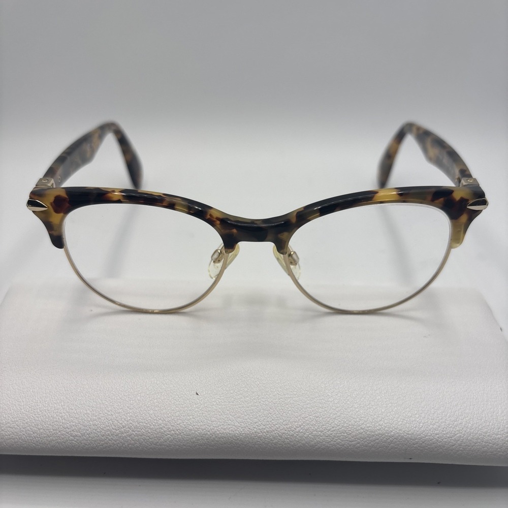 RAG & BONE RNB3009 2IK Eyeglasses Frame 49-18-145mm Gold Tort #D33
